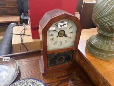 MANTLE CLOCK VINTAGE JEROME  & CO + KEY