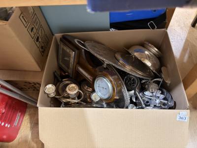 BOX OF PLATEWARE