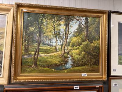 DENIS THORNTON OIL "STRICKLANDS GLEN"