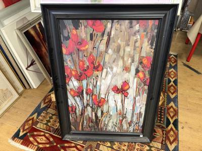 "POPPY" OIL PAINTING