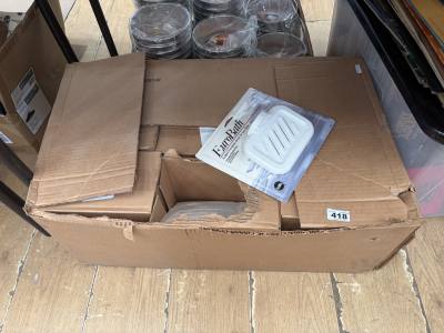 BOX OF SOAP HOLDERS