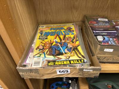 BOX OF COMICS