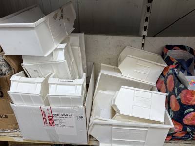 LOT OF SCREW STORAGE TRAYS