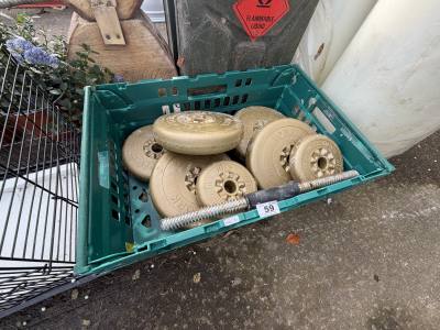 BOX OF WEIGHTS