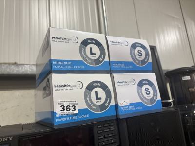 4 X BOXES OF (SIZE LARGE) GLOVES