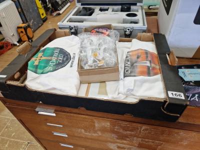 BOX OF BREWERY MEMORABILIA