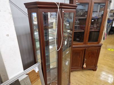 MAHOGANY DISPLAY CABINET