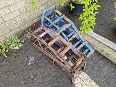 2 PAIRS OF CAR RAMPS