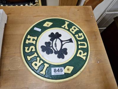IRISH RUGBY SIGN