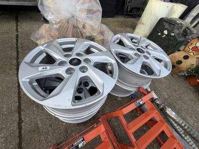 4 X FORD ALLOYS (SIZE 16")