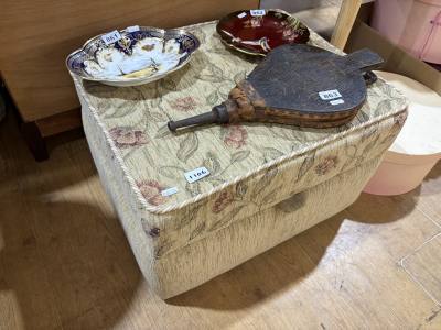 FABRIC FOOTSTOOL