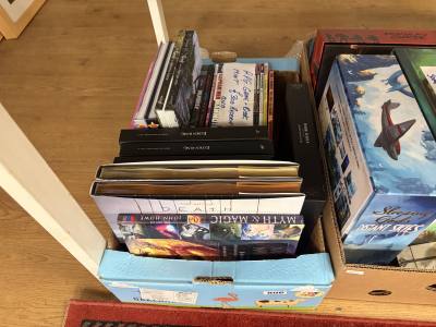 BOX OF MINT R.P.G BOOKS + GAMES