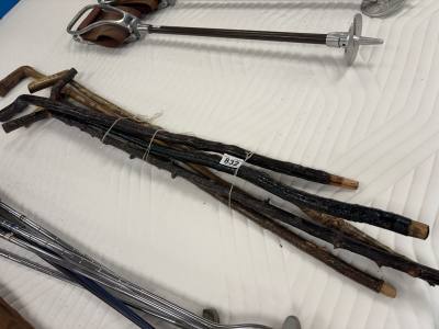 LOT OF WALKING STICKS