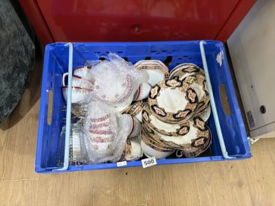 BOX OF PART TEA SETS