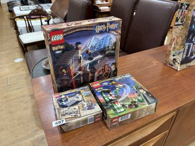 3 HARRY POTTER LEGO SETS