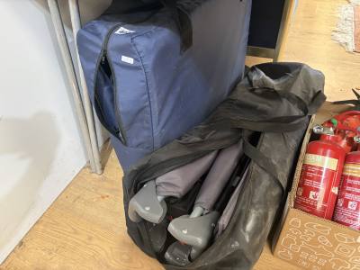 2 X TRAVEL COTS