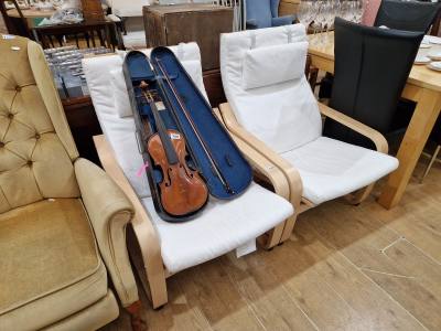 PAIR OF IKEA ARMCHAIRS