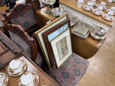 3 X EDWARDIAN CHAIRS