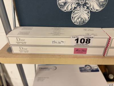 4 X 35ML DIOR PERFUME SPRAYS