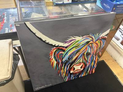 STEVEN BROWN "COW" PRINT