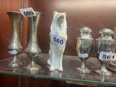BELLEEK DOG