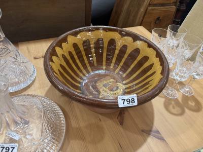 COALISLAND SLIPWARE BOWL