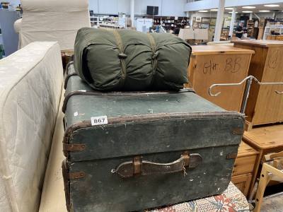 TRUNK + MILITARY DUCK FEATHER SLEEPING BAG
