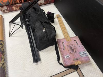 BAND PIPE + BLUE BOX GUITAR + STAND