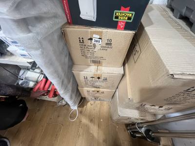 4 X BOXES OF BULBS