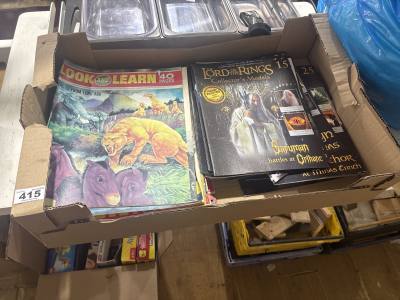 BOX OF LORD OF THE RINGS + OTHER MAGAZINES