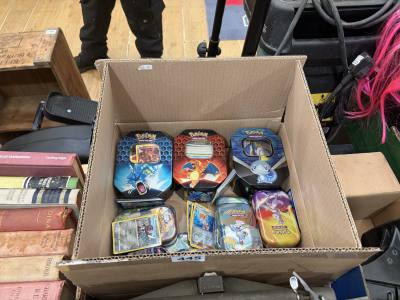 BOX OF POKEMON CARDS