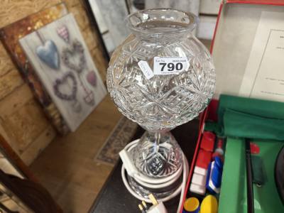 TYRONE CRYSTAL 2 PIECE LAMP