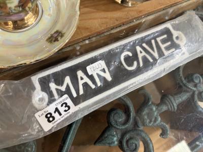 MAN CAVE SIGN