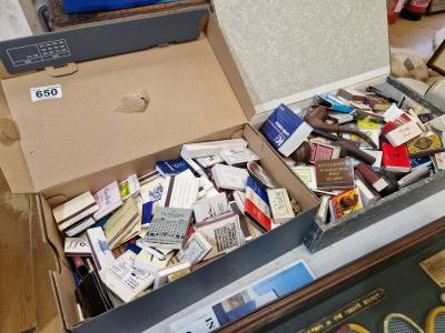 2 X BOXES OF PIPES + MATCH BOXES