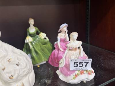 3 X SMALL ROYAL DOULTON FIGURES
