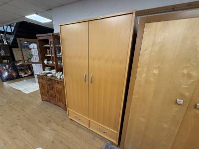 BEECH EFFECT WARDROBE