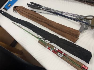 LOT OF FISHING RODS