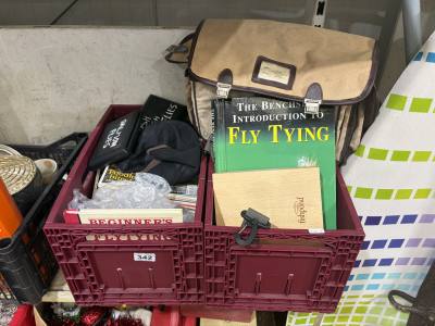 2 X BOXES OF FISHING MAGS + BAG