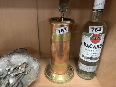 COPPER / BRASS CYLINDRICAL CONTAINER
