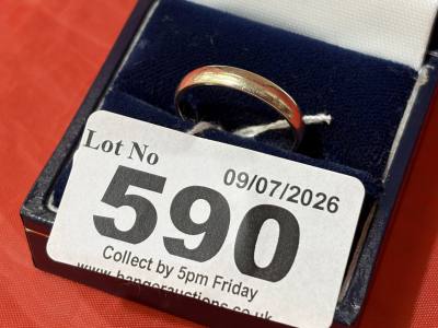 9 CT BAND (SIZE M)  (1.8 GRAMS)