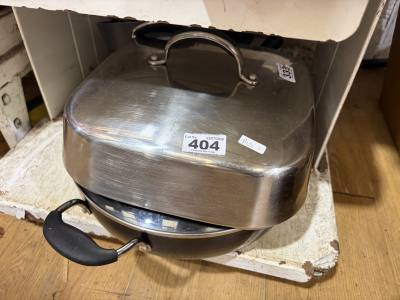 ELECTRIC FRYING PAN + PAN