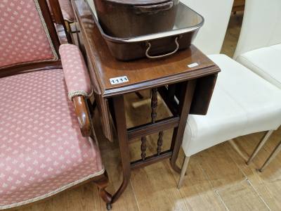 EDWARDIAN DROP LEAF TABLE