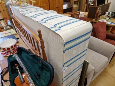 DOUBLE STORAGE BASE + HEADBOARD