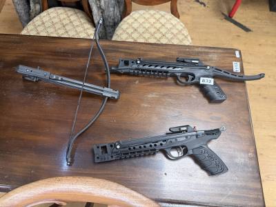 3 X PISTOL CROSSBOWS (FOR REP)