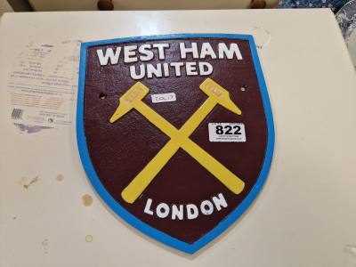 CAST WEST HAM SIGN