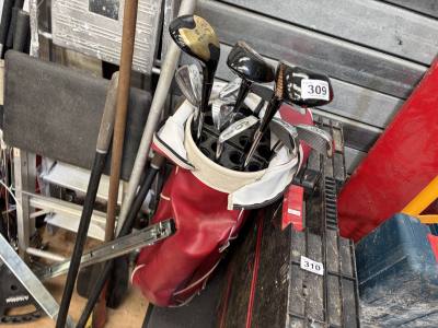 GOLF CLUBS + BAG