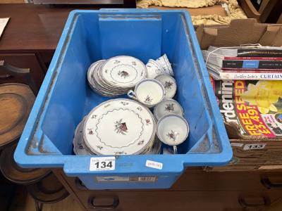 BOX OF DOULTON TEA CHINA
