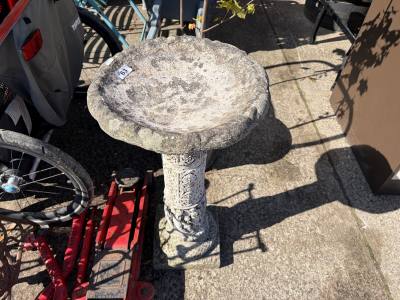 STONE BIRD BATH