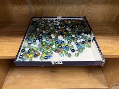 BOX OF MARBLES