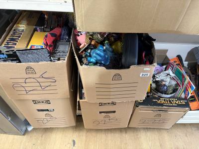 5 X BOXES OF TOYS